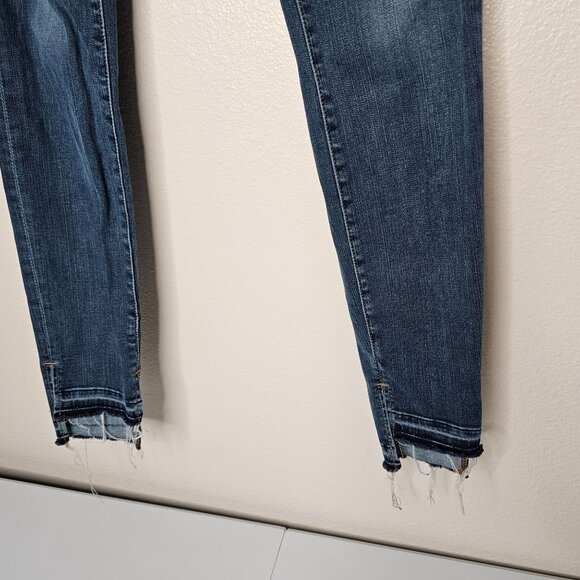 Frame Denim 25 Le High Skinny Jeans Released Step Hem Merrick Preppy Medium Wash - Picture 3 of 9